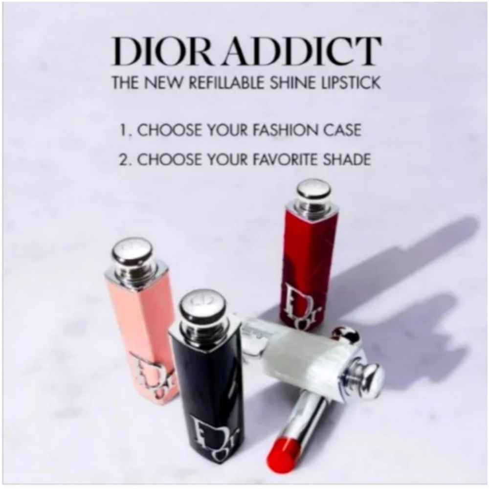 Dior Addict Denim Refillable Lipstick Case - Picture 2 of 5